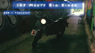 125cc Meet's Big Biker // Lexmoto ZSB Review // Motorvlog *CHANNEL UPDATE* // Cornwall Motorvlog