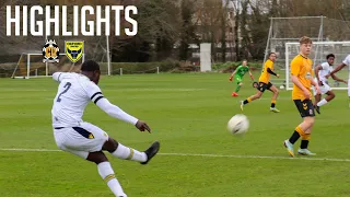 HIGHLIGHTS | Cambridge United U18s 1-2 Oxford United U18s