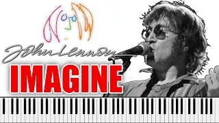 JOHN LENNON - Imagine | PIANO COVER (John Lennon's vocals)