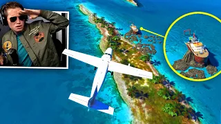 FLYING A SEARCH & RESCUE MISSION (Shipwreck in the Bahamas)