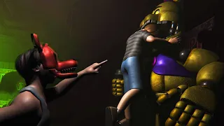 FREDBEAR TOOK A BITE OUT OF A CHILDS HEAD.. - FNAF The Glitched Attraction