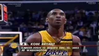 Kobe Bryant 42 Points in the First Half Against Michael Jordan and the Wizards 2003.03.28