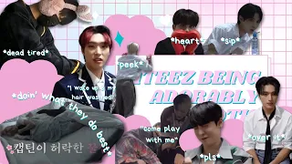 ATEEZ BEING ADORABLY CHAOTIC FOR 7 MINUTES STRAIGHT🥰🌈