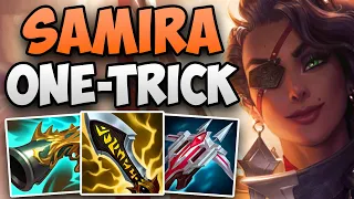 THIS CHALLENGER SAMIRA ONE-TRICK IS INCREDIBLE! | CHALLENGER SAMIRA ADC GAMEPLAY | Patch 14.10 S14