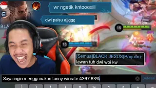 KETIKA FANNY DWIWOII ADALAH WR KETIKAN DAN TERNYATA?!... - MOBILE LEGEND