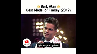 Gönül Dağı Taner Berk Atan'ın hedefi oyuncu olmaktı😊 (Best Model Turkey 2012) #gonuldagi#berkatan