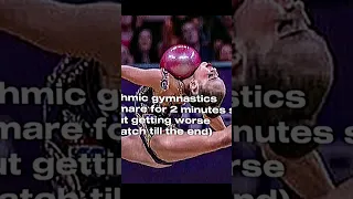 rhythmic gymnastics being a nightmare for 2 minutes straight *but getting worse