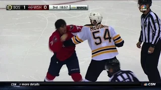 Adam McQuaid vs T.J. Oshie Oct 2, 2015