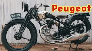 Мотоцикл Peugeot/Пежо. Реставрация от мотоателье Ретроцикл.