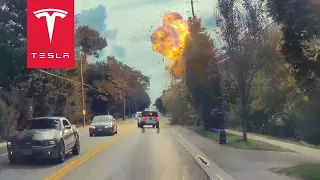 TESLA CAUGHT ELECTRIC EXPLOSION