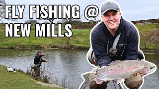 Hunting Big Trout in the North of England at New Mills Trout Fishery
