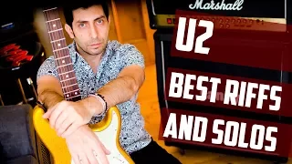 U2 - Best Guitar Riffs And Solos Written By The Edge (Guitar Cover)