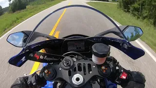 2020 Yamaha R1 spirited ride