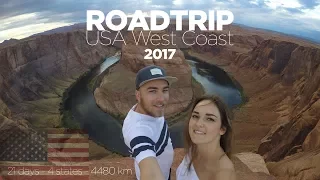 2017 USA West Coast Road Trip | GoPro Hero 4 Black | 1080p