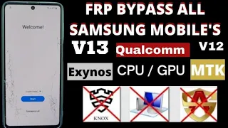 Android 13 All Samsung Mobile's Frp Bypass WithOut PC / Fix Something Went Wrong / No Restore Data