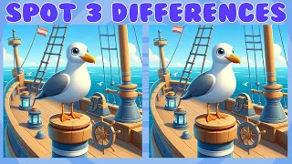 Try to Find 3 Differences😎 in 90 Seconds!⏰ | Find the Difference No83