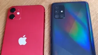 Samsung Galaxy A51 vs Iphone 11 - Gaming Comparison