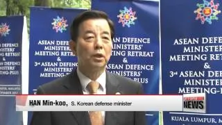 Korea says freedom of navigation should be guaranteed in South China Sea   한민구 A