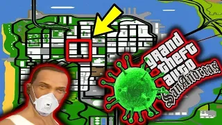 لن تصدق ظهور فايروس الكورونا في قراند سان اندرياس gta san andreas mod coronavirus