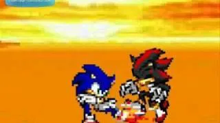 Sonic vs shadow flash