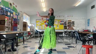 Easy Hula Dance for Kids He Mele No Lilo (mirrored)