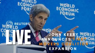 LIVE: U.S. Climate Envoy Kerry announces First Movers Coalition expansion at WEF