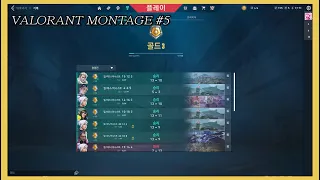 플래....가능할거 같습니다. | valorant montage #5