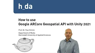 How to use Google ARCore Geospatial API with Unity 2021