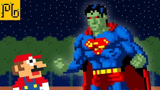 Mario's Battle Mayhem: Mario vs the Giant Zombie Superman Maze