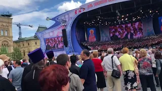 MOSCOW RED SQUARE  🇷🇺 💕 🇷🇸  Serbian anthem from WWI