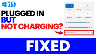 💥Fixed! Plugged in But Not Charging Windows 11 - Laptop Battery🔋💻