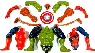 AVENGERS TOYS ASSEMBLE HULK SMASH, SIREN HEAD, SPIDER-MAN SUPERHERO