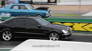 E55 AMG Mercedes Drag Race