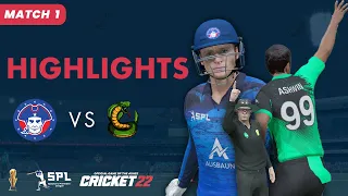 ASHWIN STUNS MUMBAI | MUMBAI CAPTAINS VS CHANDIGARH SPIRITS - SPL MATCH 1 - HIGHLIGHTS