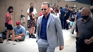 James McAvoy Rocks Man Bun And Chic Grey Suit For Jimmy Kimmel Live