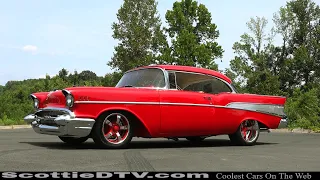 1957 Chevrolet Pro Touring Ramjet 502 Big Block Steve Holcomb Pro Auto Custom Interiors