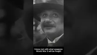 Warning from Albert Einstein: Another World War