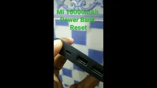 MI POWER BANK not charging 10000/20000 mAh How to reset..#shorts #HowTo