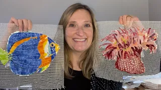 Ep. 135 MAKING GLASS MOSAIC LETTERS, TENTACLES AND PETALS!