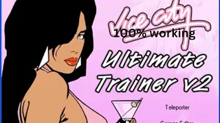 gta vice city ultimate trainer download