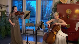 Highlights from the Ravel Sonata for Violin and Cello - Mirror 2 Mirror Duo (M2M)