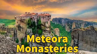 Kalambaka and Hiking up to the Meteora Monasteries in Greece