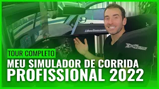 Meu simulador de corrida profissional - Tour Completo 2022