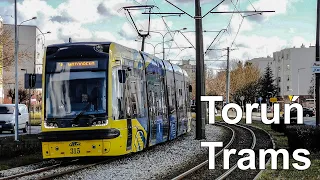 🇵🇱 Trams in Toruń - Tramwaje w Toruniu (2021) (4K)