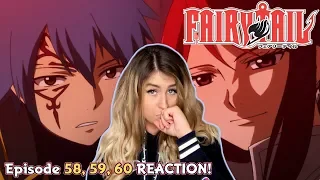 I SHIP THEM SO HARD!!! Fairy Tail Episode 58, 59, 60 REACTION!