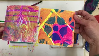 Layered Gelli Prints