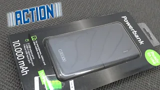 Grixx MEGA - 10.000 mAh - Power Bank van de Action 😨