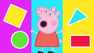 Peppa Pig - Learn Shapes for Kids - Learn Shapes with Peppa Pig - Learning with Peppa Pig