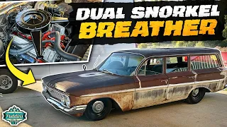 1961 Chevy Wagon CUSTOM BREATHER, STARTER, MORE.