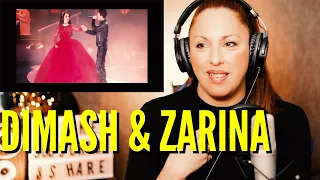 DIMASH & ZARINA | QUESTION OF HONOUR | Vocal Coach Reaction & analysis